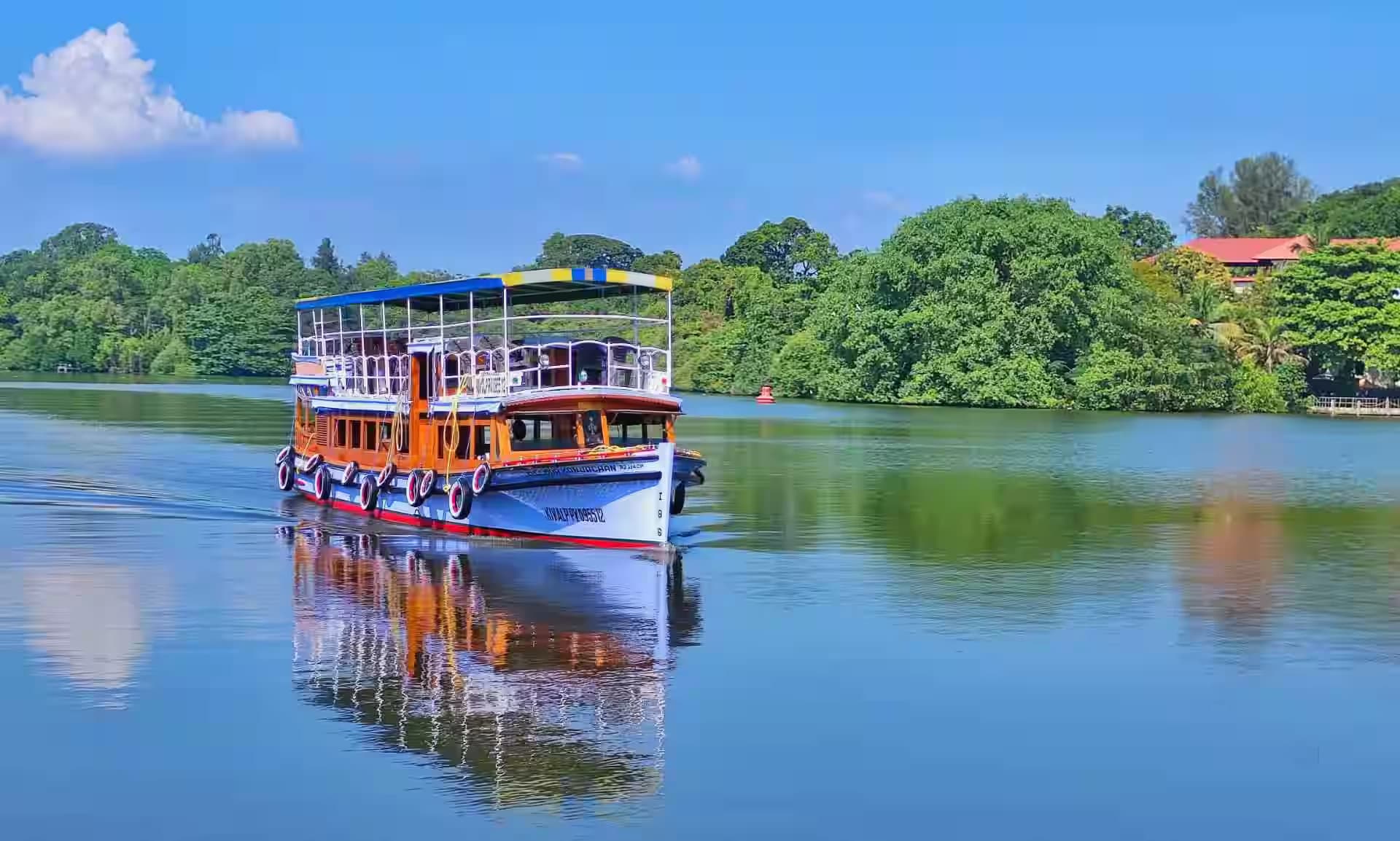 Motor Boat experience in Kerala backwaters