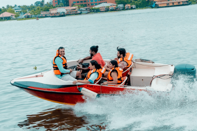 Speed Boat experience in Kerala backwaters